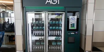 AG1 Terminal 2 vending machine SFO